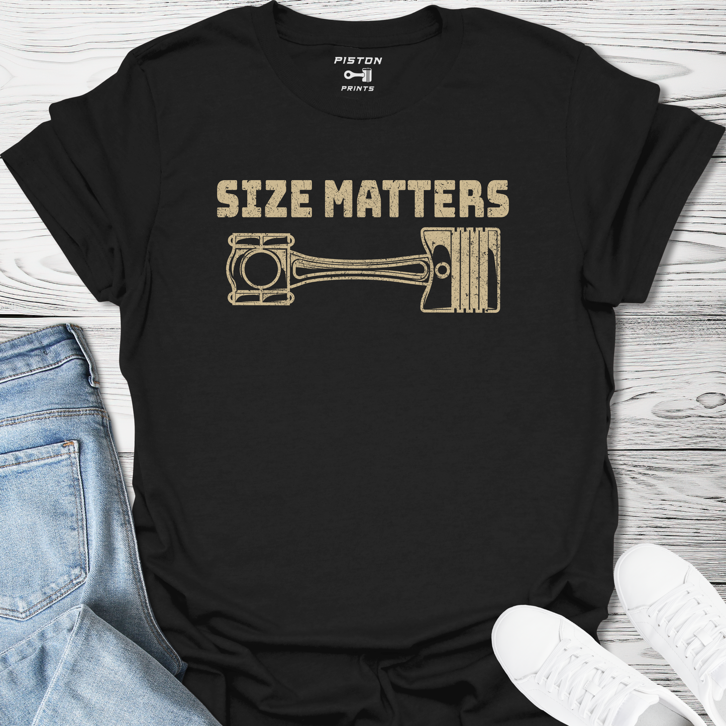 Size Matters (Piston) - T-Shirt