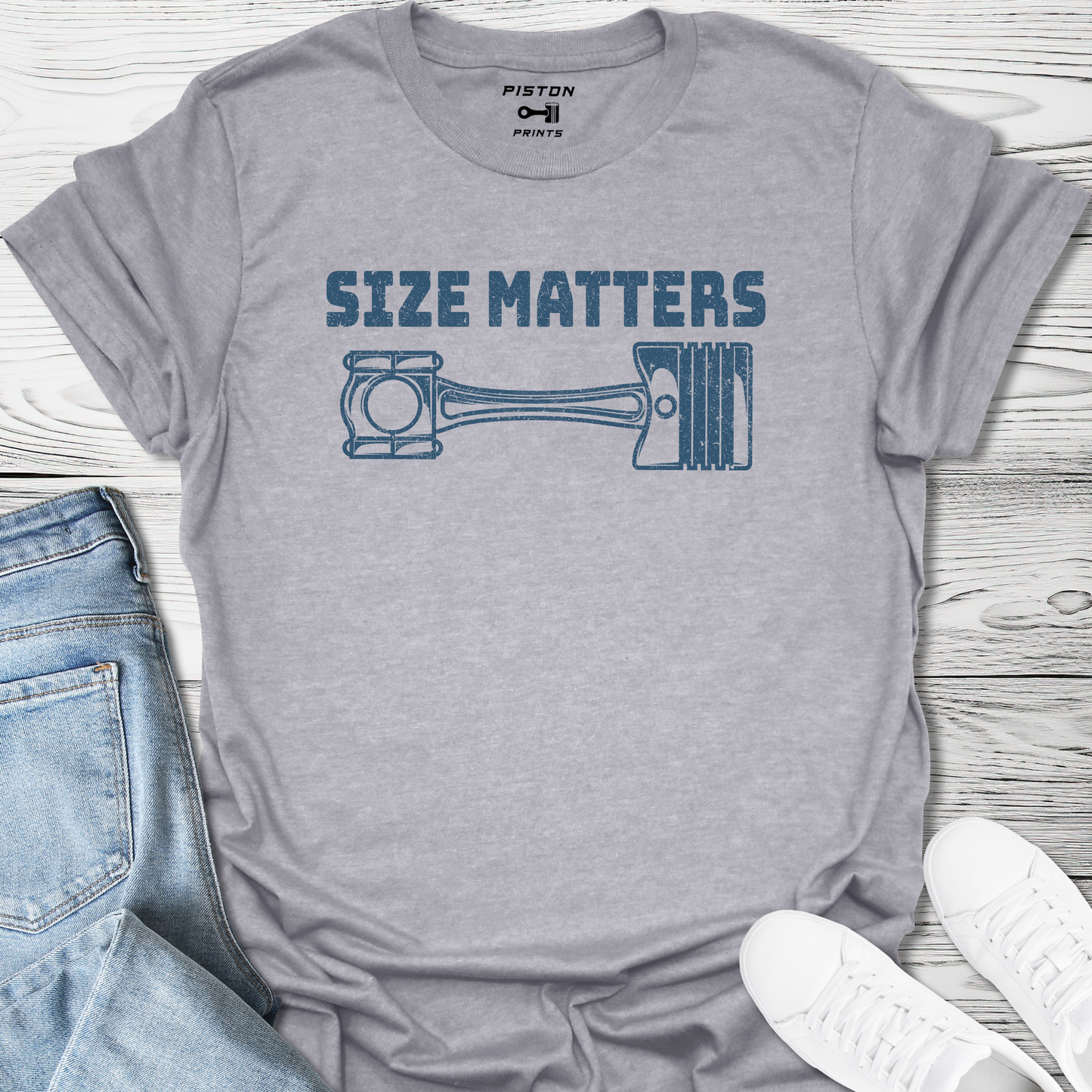 Size Matters (Piston) - T-Shirt