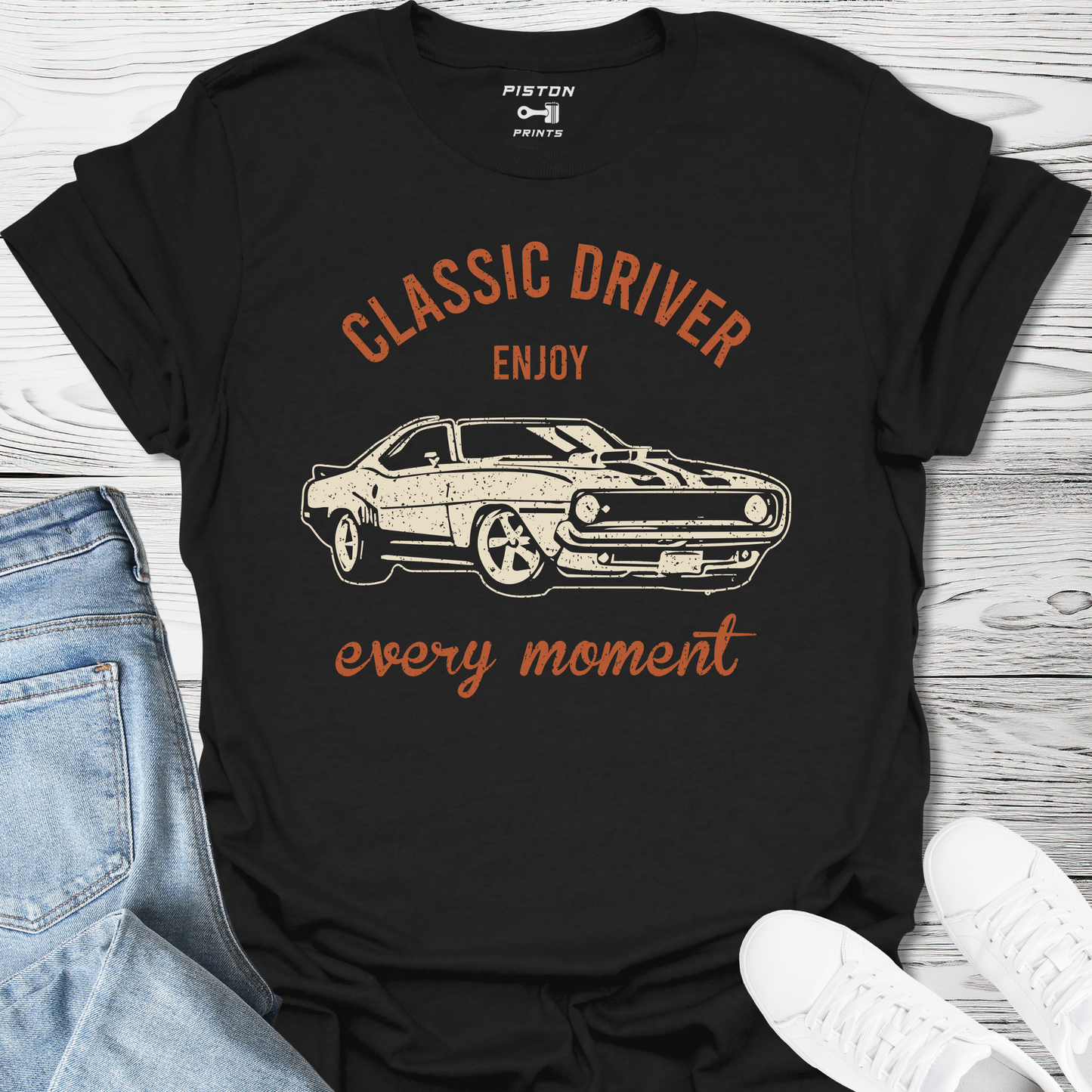 Classic Driver Enjoy Every Moment - T-Shirt