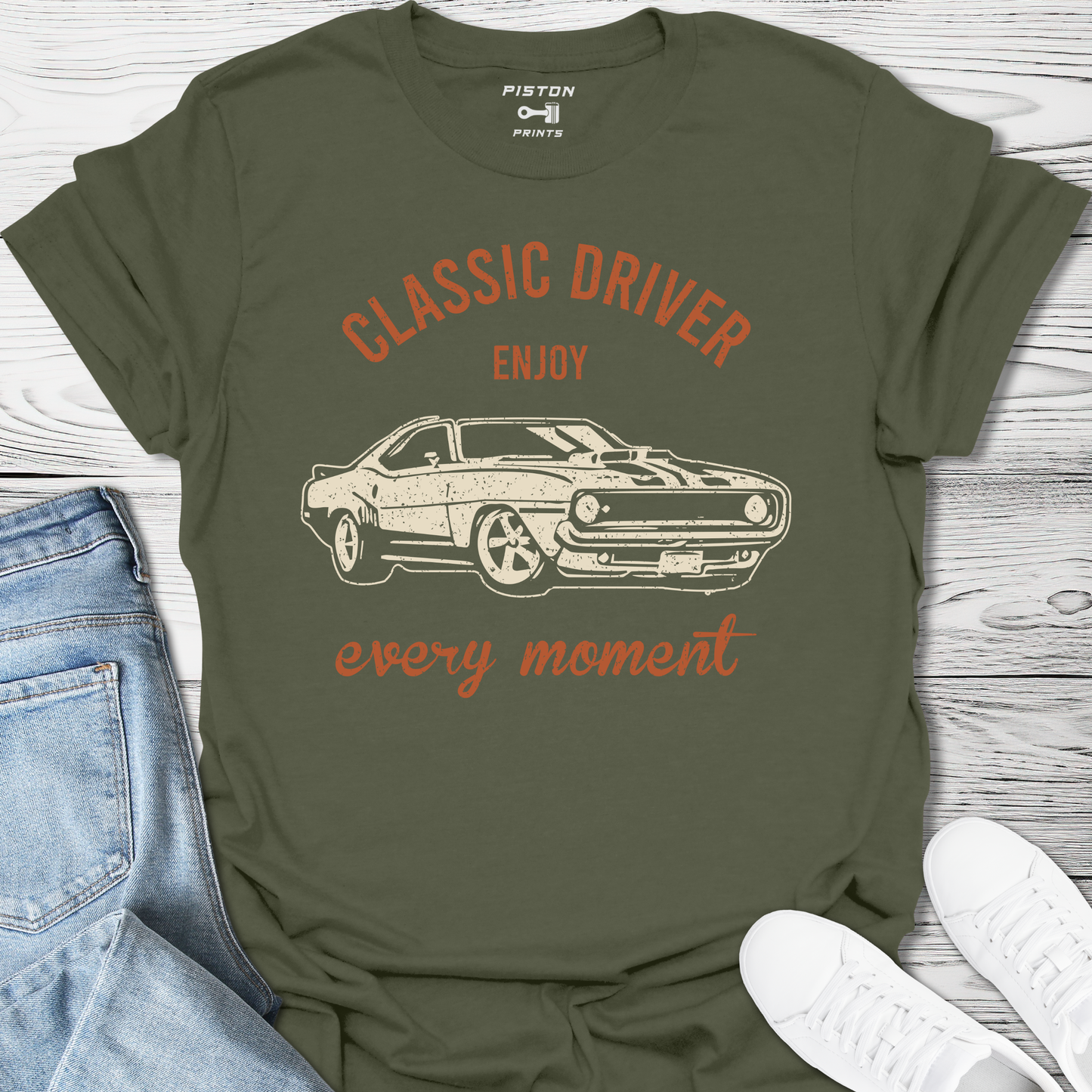 Classic Driver Enjoy Every Moment - T-Shirt
