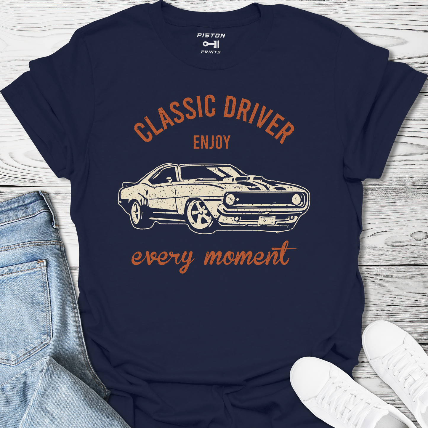 Classic Driver Enjoy Every Moment - T-Shirt
