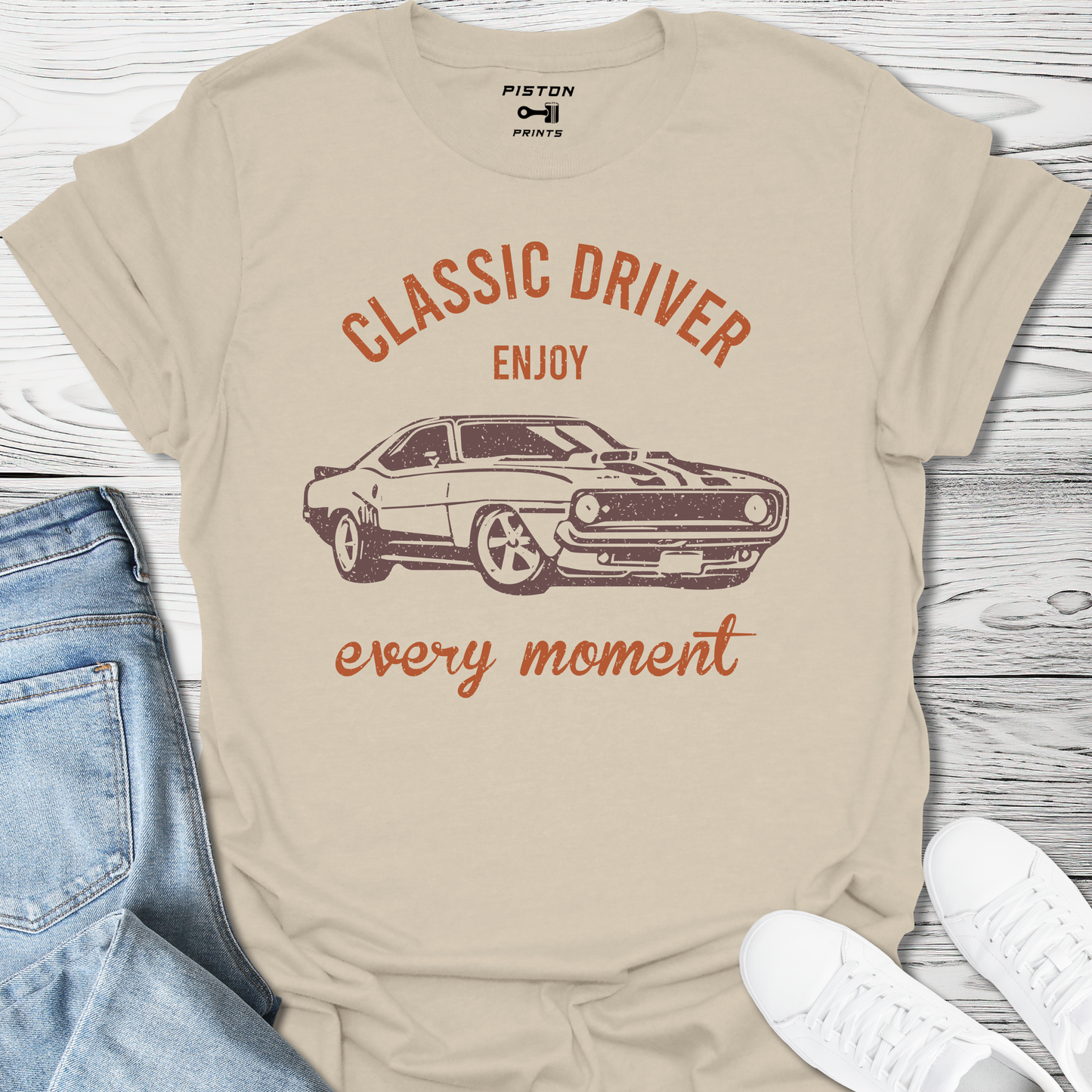 Classic Driver Enjoy Every Moment - T-Shirt