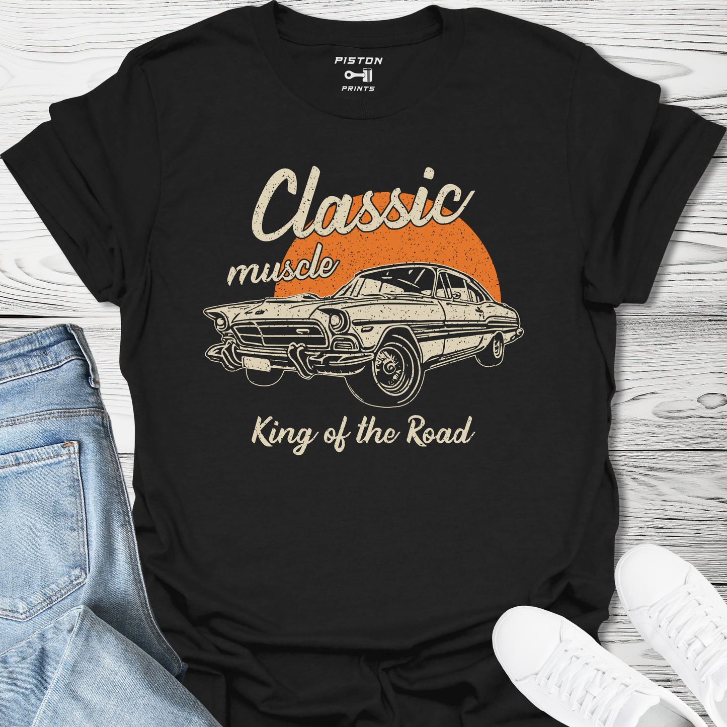 Classic Muscle King of the Road- T-Shirt