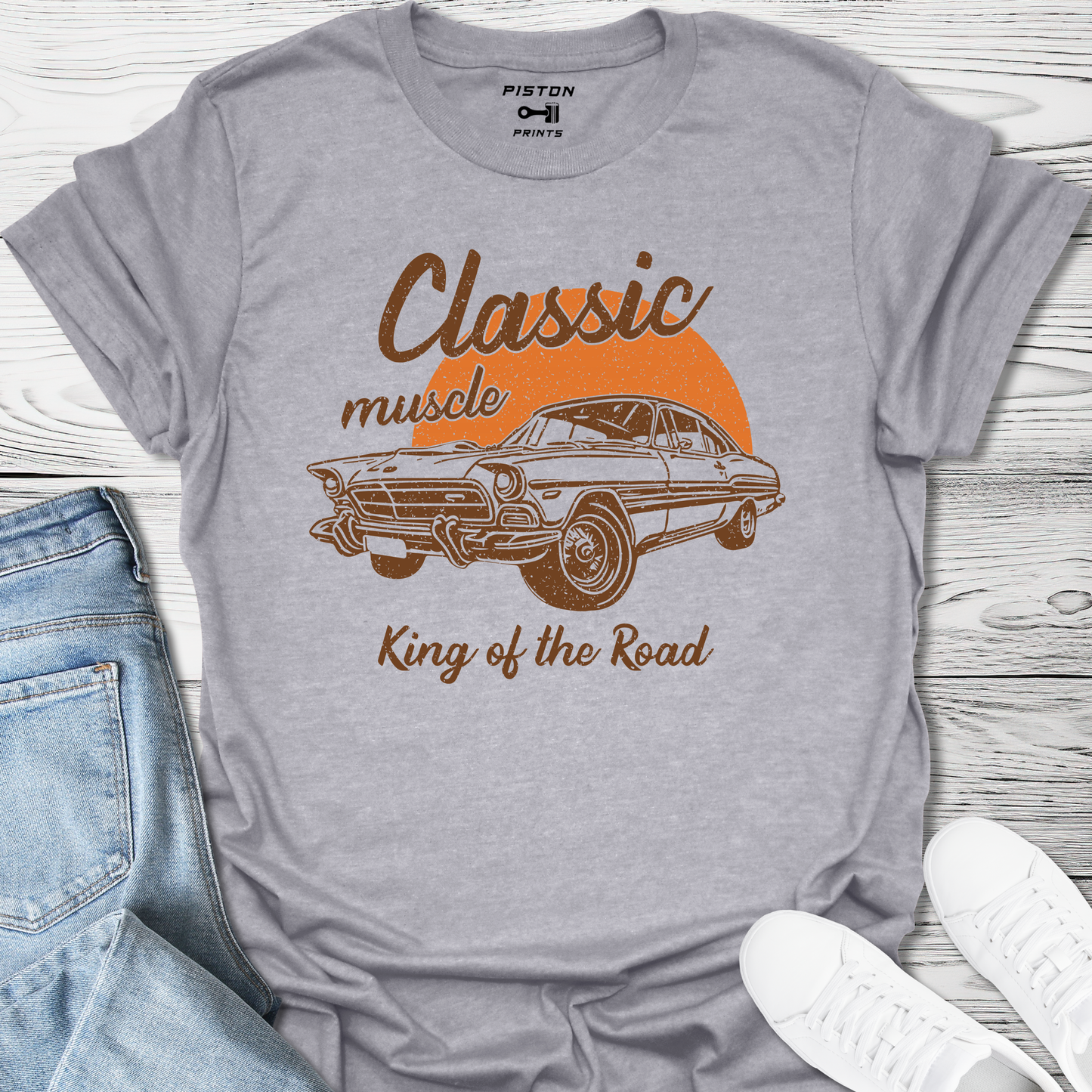 Classic Muscle King of the Road- T-Shirt