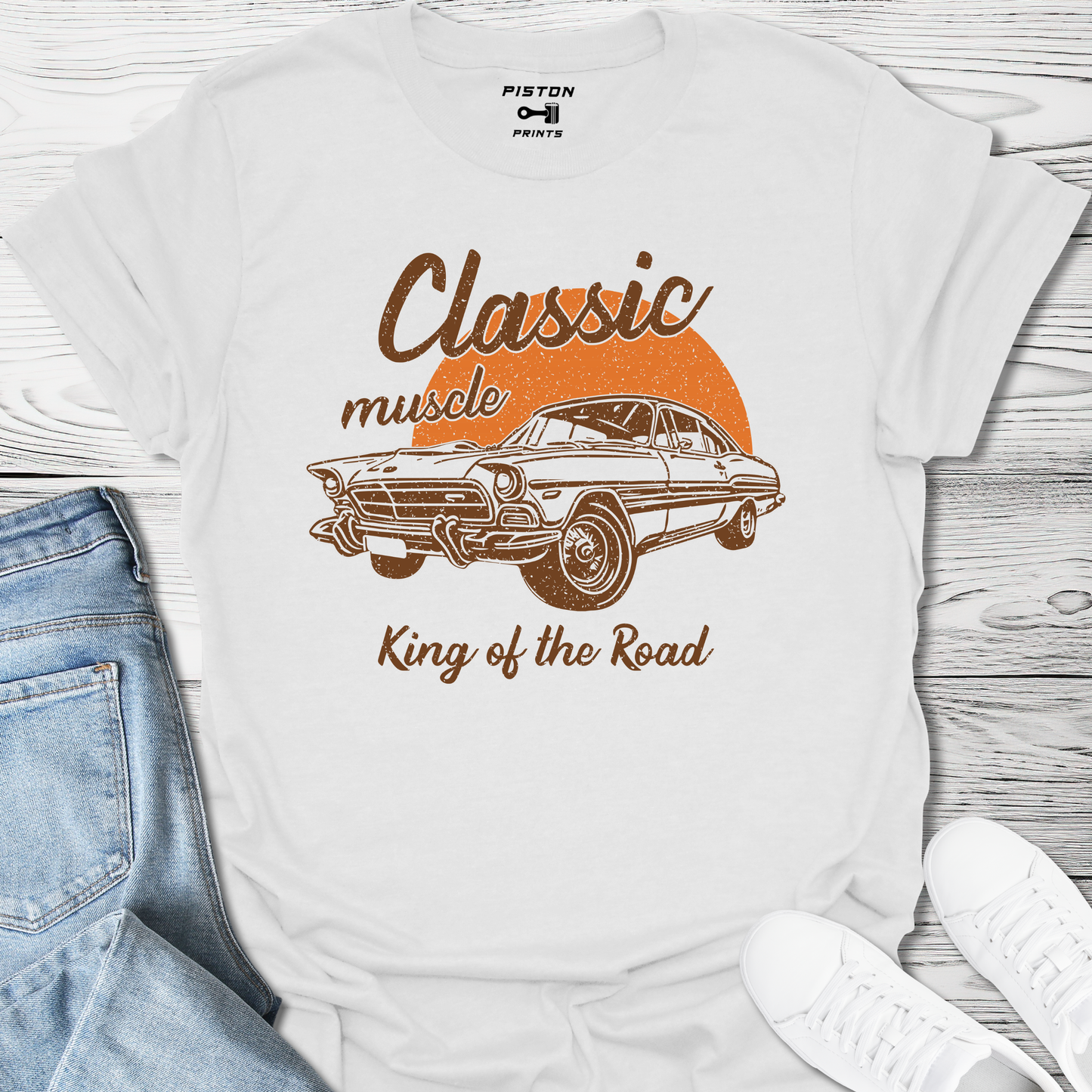Classic Muscle King of the Road- T-Shirt