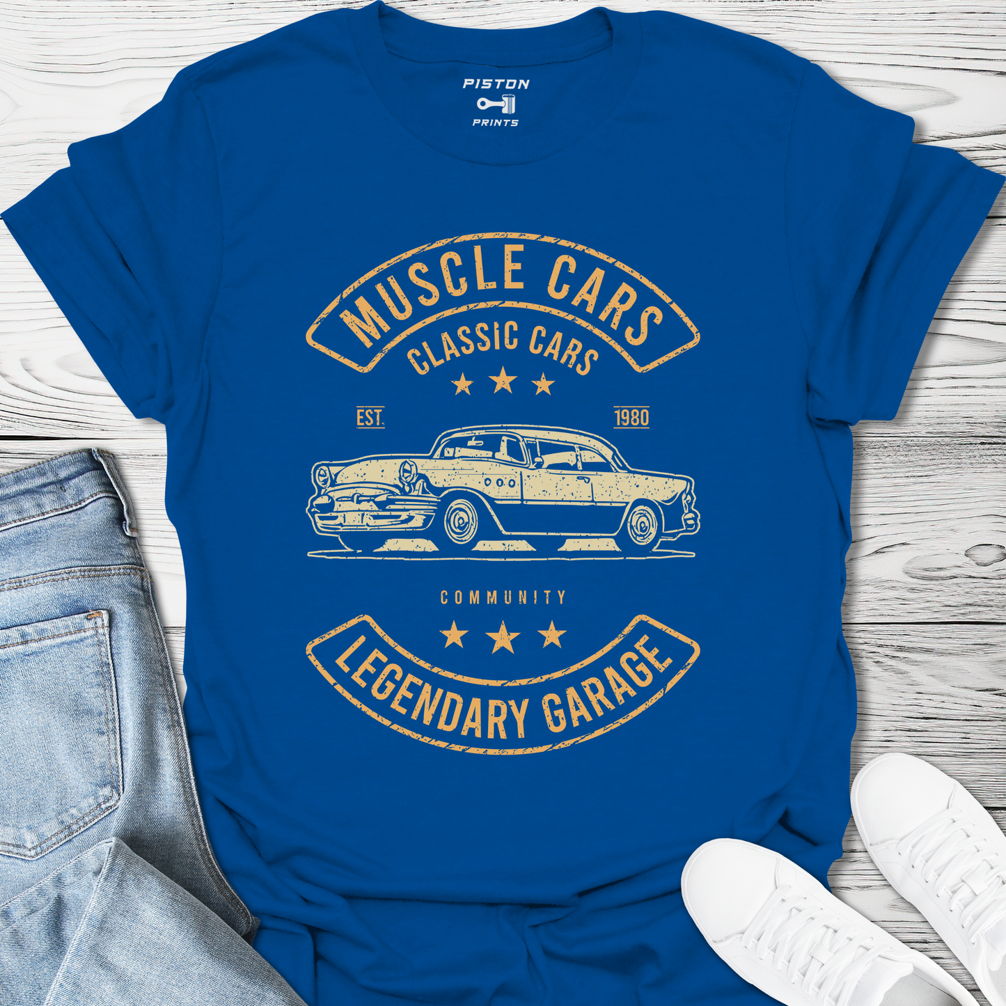 Muscle Cars Legendary Garage - T-Shirt