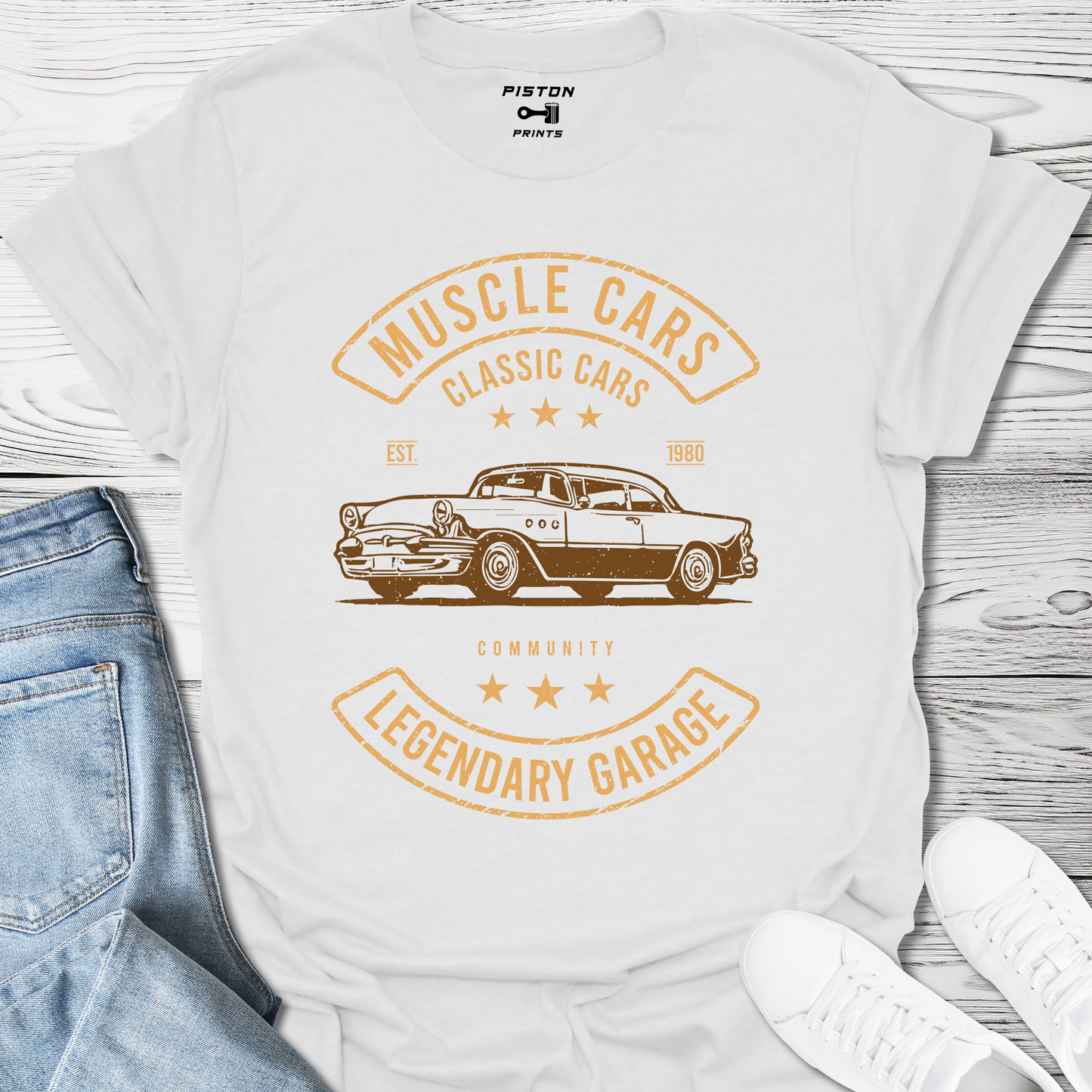 Muscle Cars Legendary Garage - T-Shirt