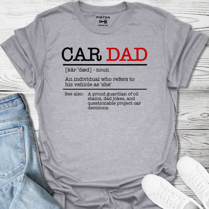 Car Dad Dictionary Definition - T-Shirt