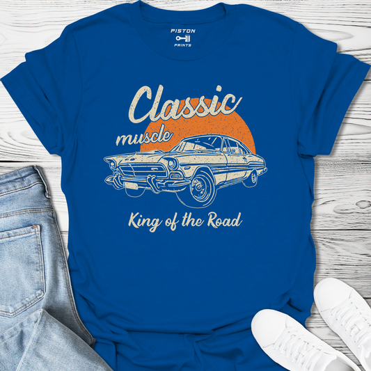 Classic Muscle King of the Road- T-Shirt