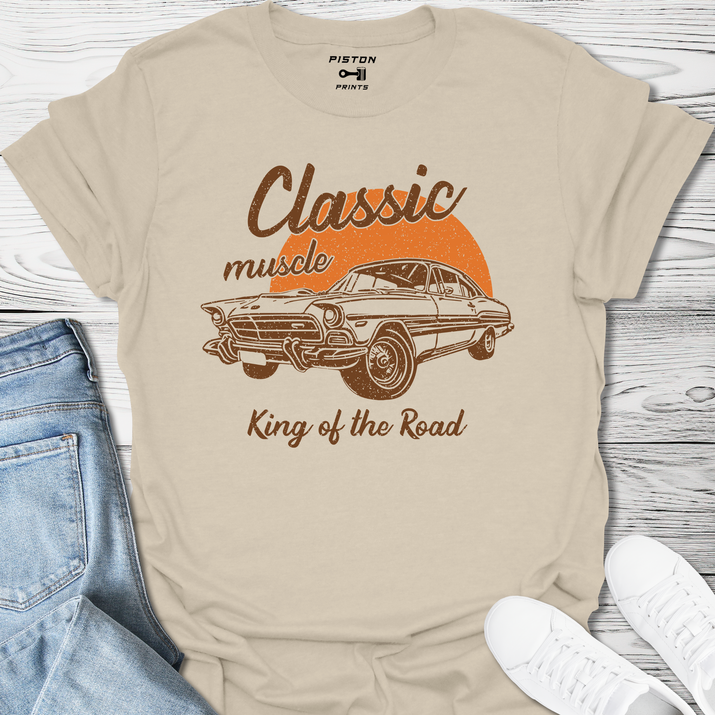 Classic Muscle King of the Road- T-Shirt