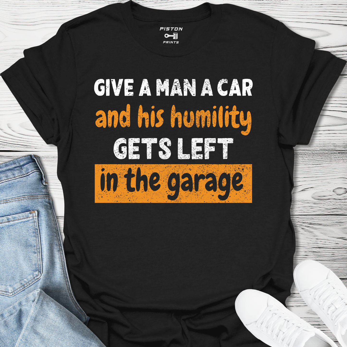 Give a man a car - T-Shirt