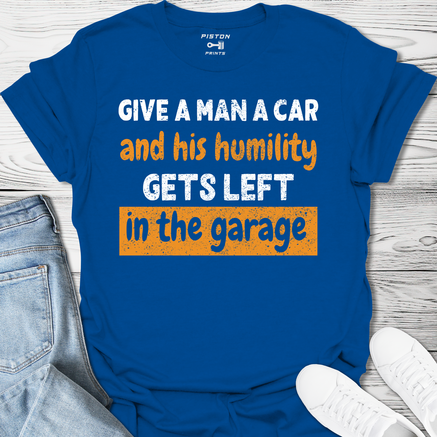 Give a man a car - T-Shirt