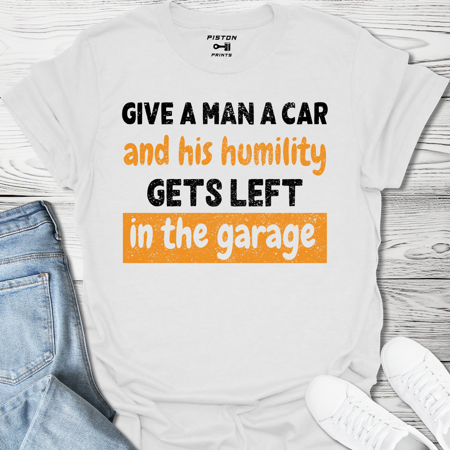 Give a man a car - T-Shirt
